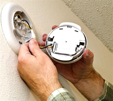 smoke detector junction box|how to hardwire smoke detectors.